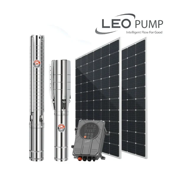 LEO LPY series Hybrid AC&DC Solar Submersible Pump (SS impeller)